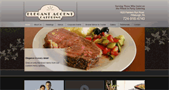 Desktop Screenshot of elegantaccentcatering.com